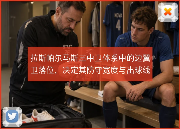 拉斯帕尔马斯三中卫体系中的边翼卫落位,决定其防守宽度与出球线路